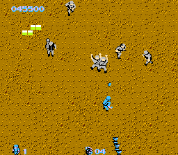 
Commando | NES | gameplay screenshot | Data by MobyGames.com