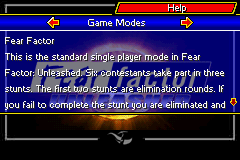 
Fear Factor: Unleashed | Game Boy Advance | gameplay screenshot | Data by MobyGames.com