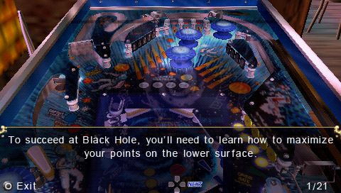 Pinball Hall of Fame: The Gottlieb Collection | PSP | gameplay screenshot | region=North America | source-country= | zypher-v2 | moby-484c7db4856f | Data by MobyGames.com