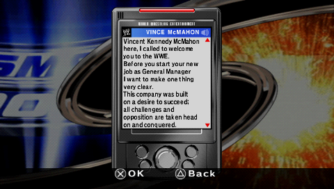 WWE Smackdown vs. Raw 2007 | PSP | gameplay screenshot | region=North America | source-country= | zypher-v2 | moby-e05e8caa8e5a | Data by MobyGames.com