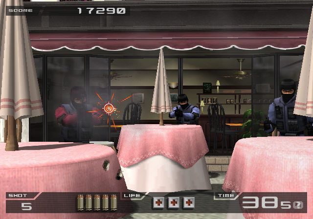 
Time Crisis II | PlayStation 2 | gameplay screenshot | Data by MobyGames.com