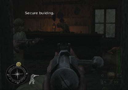 Call of Duty: Finest Hour | PlayStation 2 | gameplay screenshot | region=North America | source-country= | zypher-v2 | moby-1cf67b101a9c | Data by MobyGames.com