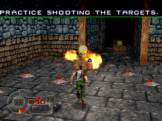 
C: The Contra Adventure | PlayStation | gameplay screenshot | Data by MobyGames.com