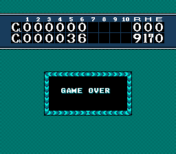 
Bases Loaded 3 | NES | gameplay screenshot | Data by MobyGames.com