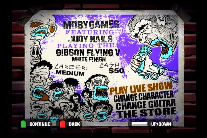 Guitar Hero Encore: Rocks the 80s | PlayStation 2 | gameplay screenshot | region=North America | source-country= | zypher-v2 | moby-f450adcf6970 | Data by MobyGames.com