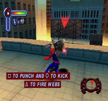 
Spider-Man | PlayStation | gameplay screenshot | Region: North America | source-country= | Data by MobyGames.com