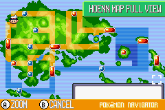 Pokémon Sapphire Version | Game Boy Advance | gameplay screenshot | region=North America | source-country= | zypher-v2 | moby-da8eddacc70a | Data by MobyGames.com