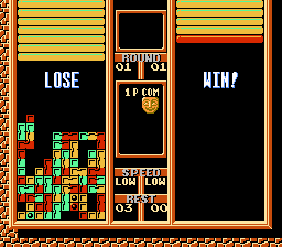 
Tetris 2 | NES | gameplay screenshot | Data by MobyGames.com