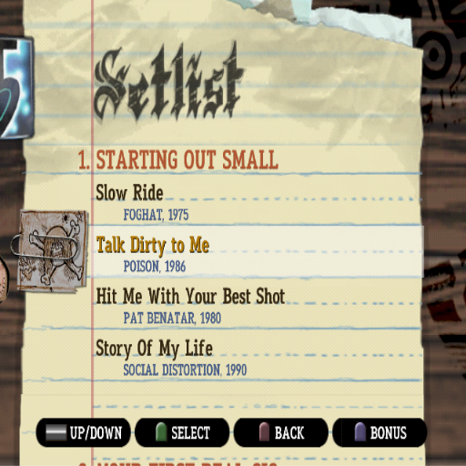 Guitar Hero III: Legends of Rock | PlayStation 2 | gameplay screenshot | region=North America | source-country= | zypher-v2 | moby-c40d3a5775c7 | Data by MobyGames.com