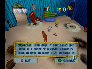 SpongeBob SquarePants: Battle for Bikini Bottom | GameCube | gameplay screenshot | region=North America | source-country= | zypher-v2 | moby-f17eae256a7c | Data by MobyGames.com