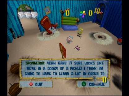 SpongeBob SquarePants: Battle for Bikini Bottom | GameCube | gameplay screenshot | region=North America | source-country= | zypher-v2 | moby-f17eae256a7c | Data by MobyGames.com