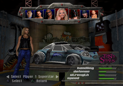 
WWE Crush Hour | PlayStation 2 | gameplay screenshot | Region: North America | source-country= | Data by MobyGames.com