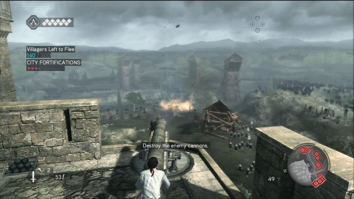 Assassin's Creed: Brotherhood | PlayStation 3 | gameplay screenshot | Data by MobyGames.com