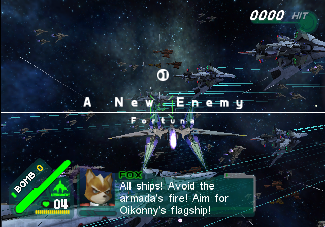 Star Fox Assault | GameCube | gameplay screenshot | region=North America | source-country= | zypher-v2 | moby-ba4bf8faa1ca | Data by MobyGames.com