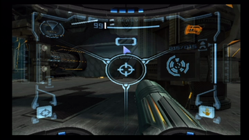 Metroid Prime Trilogy | Wii | gameplay screenshot | region=North America | edition=steelbook | source-country= | zypher-v2 | moby-01b94d4dc0a7 | Data by MobyGames.com
