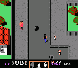 
Back to the Future | NES | gameplay screenshot | Data by MobyGames.com