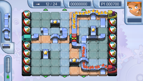 
Pipe Mania | PSP | gameplay screenshot | Data by MobyGames.com