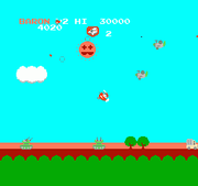 
Sky Kid | NES | gameplay screenshot | Data by MobyGames.com