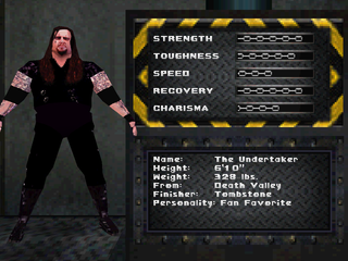 WWF War Zone | PlayStation | gameplay screenshot | Region: North America | source-country= | Data by MobyGames.com