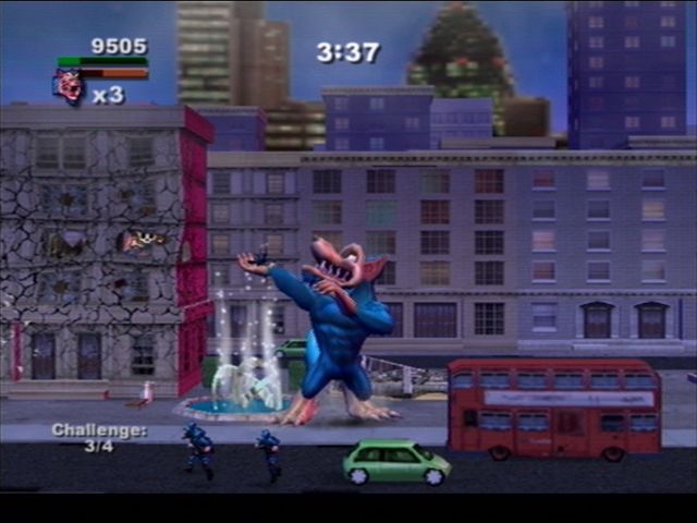 
Rampage: Total Destruction | PlayStation 2 | gameplay screenshot | Data by MobyGames.com