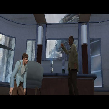 Minority Report: Everybody Runs | PlayStation 2 | gameplay screenshot | region=North America | source-country= | zypher-v2 | moby-222c3217a337 | Data by MobyGames.com