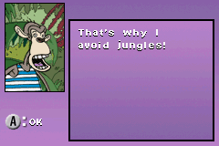 
The Wild Thornberrys: Chimp Chase | Game Boy Advance | gameplay screenshot | Data by MobyGames.com