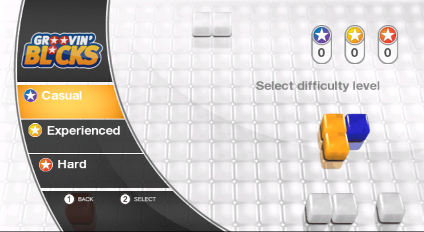 Groovin' Blocks | Wii | gameplay screenshot | region=North America | source-country= | zypher-v2 | moby-1d2c3208cc43 | Data by MobyGames.com