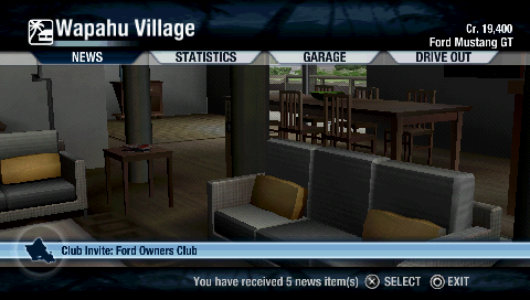 Test Drive Unlimited | PSP | gameplay screenshot | Data by MobyGames.com