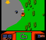 
R.C. Pro-Am | NES | gameplay screenshot | Data by MobyGames.com