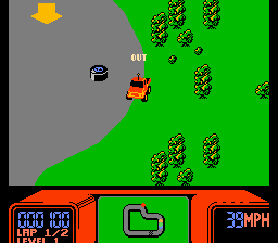 
R.C. Pro-Am | NES | gameplay screenshot | Data by MobyGames.com