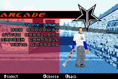 Tony Hawk's Underground | Game Boy Advance | gameplay screenshot | region=North America | source-country= | zypher-v2 | moby-eb2965e83ef7 | Data by MobyGames.com