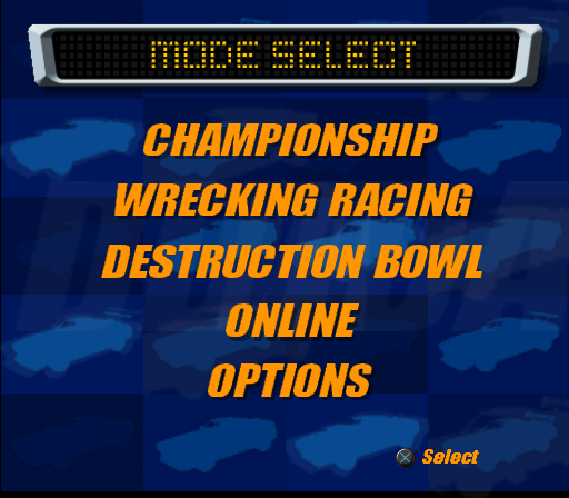 
Destruction Derby: Arenas | PlayStation 2 | gameplay screenshot | Data by MobyGames.com