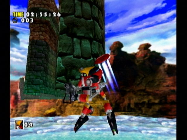 Sonic Adventure DX (Director's Cut) | GameCube | gameplay screenshot | Data by MobyGames.com