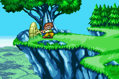 Lunar: Legend | Game Boy Advance | gameplay screenshot | region=North America | source-country= | zypher-v2 | moby-4beca0705c9c | Data by MobyGames.com