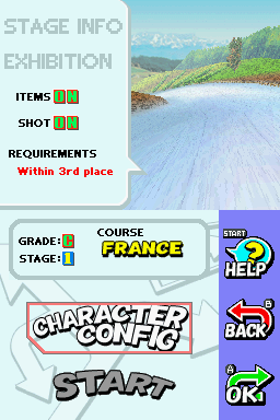 
SBK: Snowboard Kids | Nintendo DS | gameplay screenshot | Data by MobyGames.com