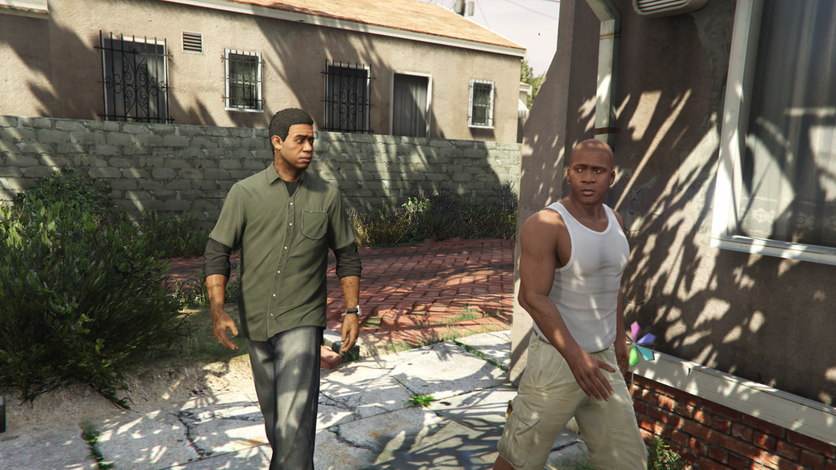
Grand Theft Auto V | Xbox One | gameplay screenshot | Region: North America | source-country= | Data by MobyGames.com