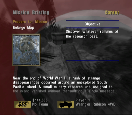 
4x4 Evo 2 | GameCube | gameplay screenshot | Data by MobyGames.com