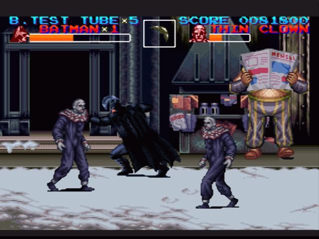 
Batman Returns | SNES | gameplay screenshot | Data by MobyGames.com
