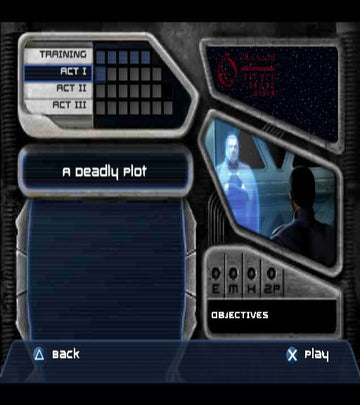 Star Wars: Jedi Starfighter | PlayStation 2 | gameplay screenshot | region=North America | source-country= | zypher-v2 | moby-8201a2def4a0 | Data by MobyGames.com