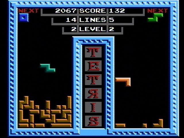
Tetris | NES | gameplay screenshot | Data by MobyGames.com