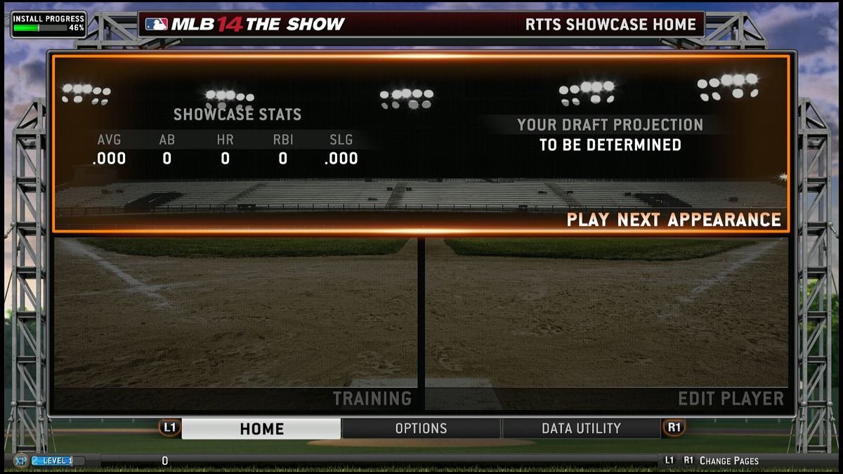 MLB 14: The Show | PlayStation 4 | gameplay screenshot | Region: North America | source-country= | Data by MobyGames.com