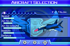 
Ace Combat Advance | Game Boy Advance | gameplay screenshot | Data by MobyGames.com