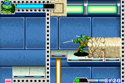 
Teenage Mutant Ninja Turtles 2: Battle Nexus | Game Boy Advance | gameplay screenshot | Data by MobyGames.com