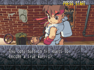 Pocket Fighter | PlayStation | gameplay screenshot | Data by MobyGames.com