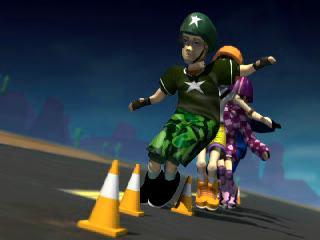 X-Bladez: Inline Skater | PlayStation | gameplay screenshot | region=North America | source-country= | zypher-v2 | moby-f0d0288edf9c | Data by MobyGames.com