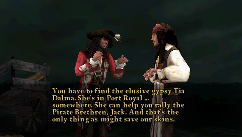 
Disney Pirates of the Caribbean: At World's End | PSP | gameplay screenshot | Data by MobyGames.com