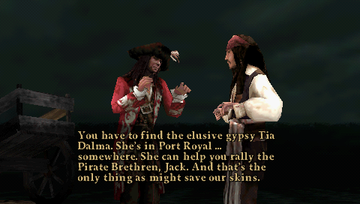 
Disney Pirates of the Caribbean: At World's End | PSP | gameplay screenshot | Data by MobyGames.com