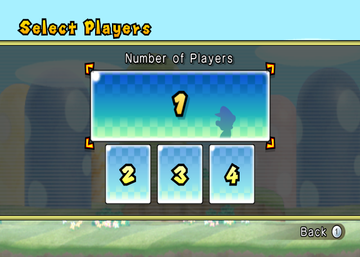 
New Super Mario Bros. Wii | Wii | gameplay screenshot | Region: North America | source-country= | Data by MobyGames.com