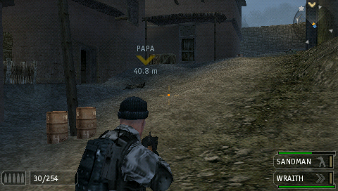 SOCOM: U.S. Navy SEALs - Fireteam Bravo 2 | PSP | gameplay screenshot | region=North America | source-country= | zypher-v2 | moby-7415320a0209 | Data by MobyGames.com