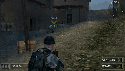 SOCOM: U.S. Navy SEALs - Fireteam Bravo 2 | PSP | gameplay screenshot | region=North America | source-country= | zypher-v2 | moby-7415320a0209 | Data by MobyGames.com